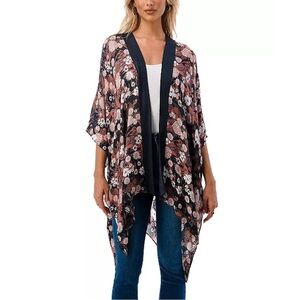 Marcus Adler Lightweight Tossed Floral Kimono Wrap – NWT | MSRP $68
